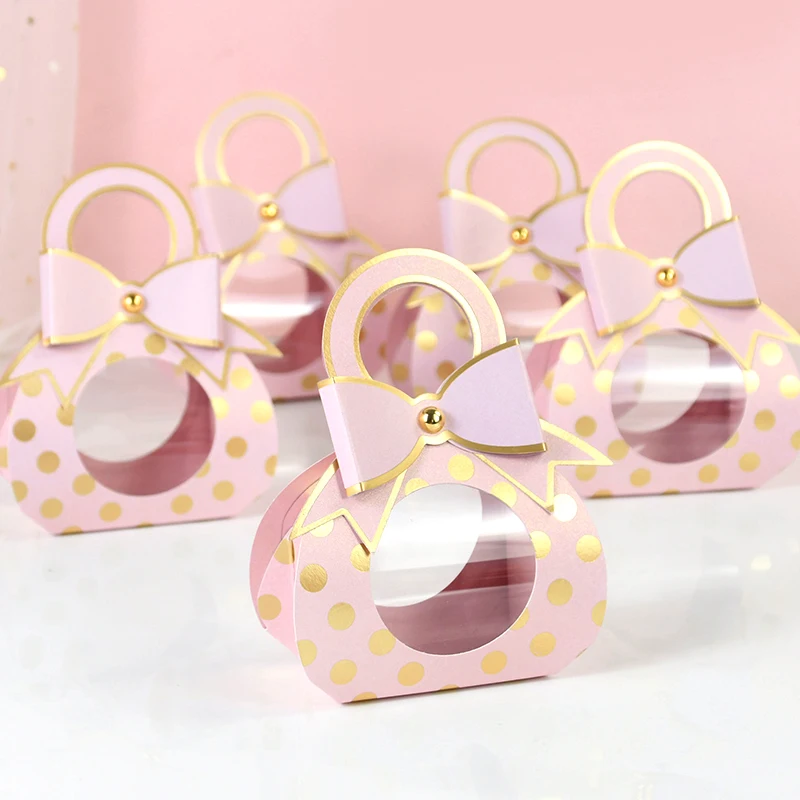 10Pcs Wedding Favor Chocolate Candy Boxes For Wedding Baby Shower Birthday Guests Gifts Package Box Event Party Decoration