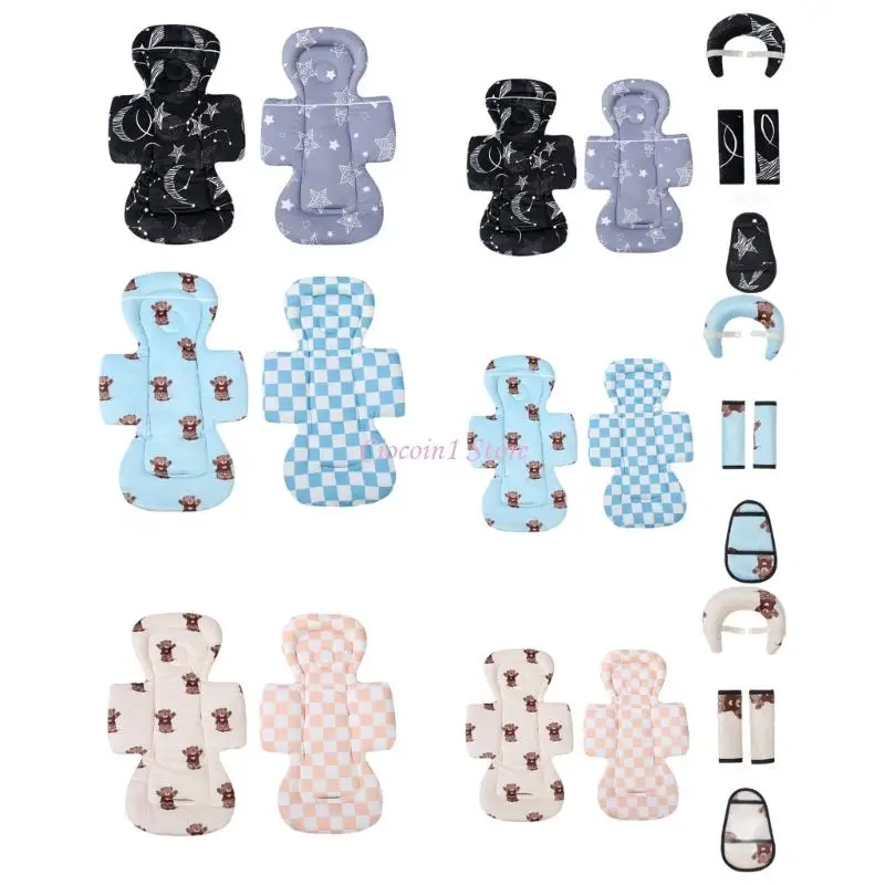 Y1UB SOFT trẻ sơ sinh ghế ô tô thoải mái Tương tự vải dễ dàng lắp đặt cho xe đẩy và ghế an toàn Thiết kế thân thiện với người