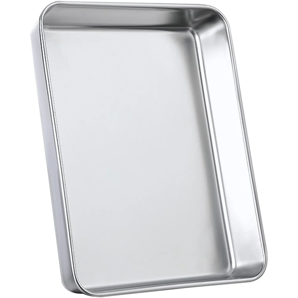 

Barbecue Plate Tray Roaster Pan Rectangular Grilled Home Storage Large Stainless Steel Banquet