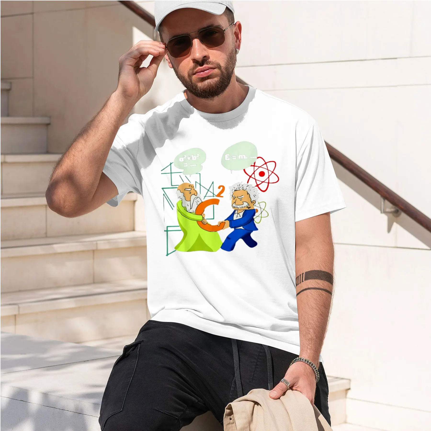 2026 new modelFunny Science Nerdy Biology Physic Math Lover T-Shirt Funny Science Clothing T Shirt Camisetas Comfortable