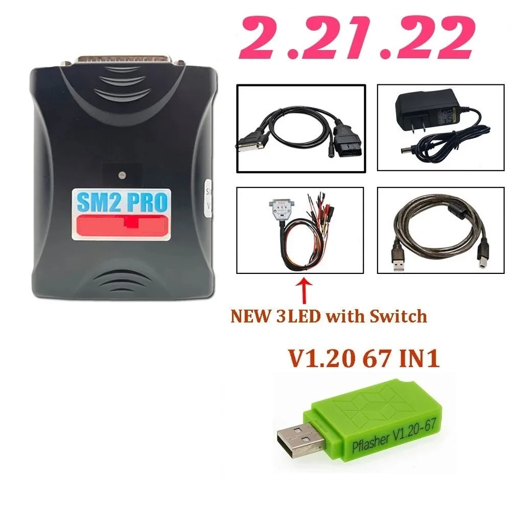 SM 2 PRO J2534 VCI Pcm ECU Programmer V2.21.22 PCM TOOL