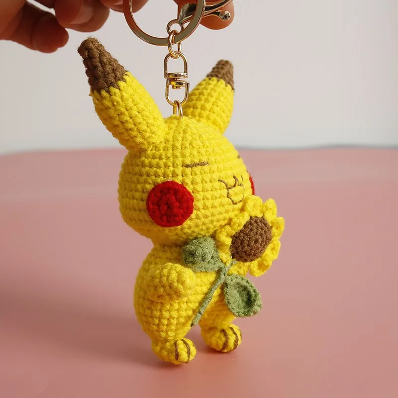 Cartoon Cute Keychain Crochet Doll Key Chain Knit Toy Cute Pendant Bag Accessories Handmade Toy