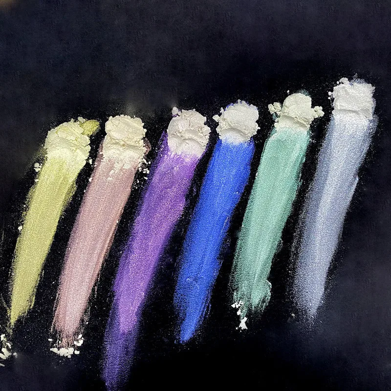 10g Nail Pearlescent Pigment Shiny White Symphony Mermaid Powder Make UP Eyeshadow Soap Dye Acrylic Resin Car Paint Pigment