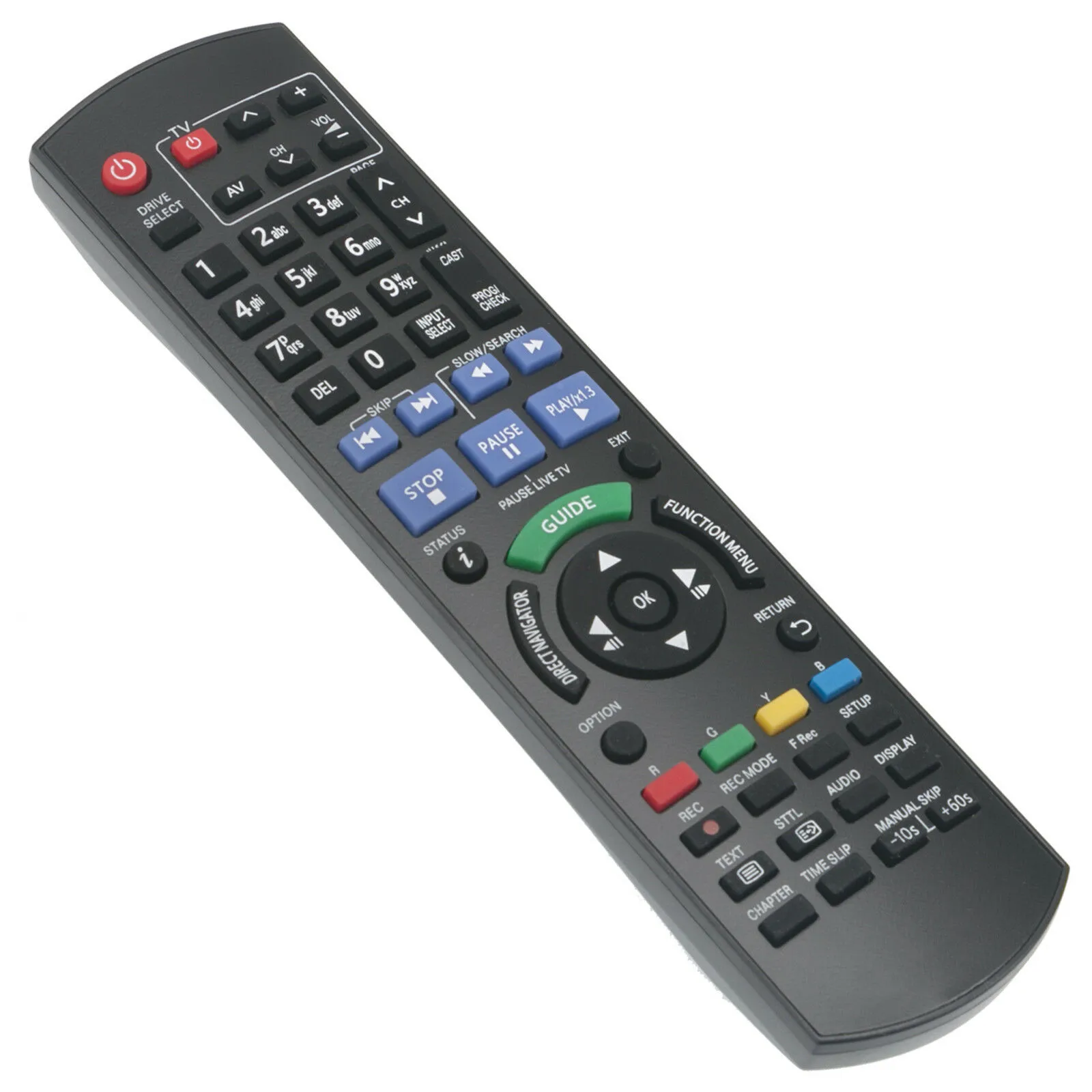 Remote Control For Panasonic DMR-XW300 DMR-XW300GL DMR-XW480 DMR-XW390 DMR-XW385 DMR-XW380 Blu-ray Disc DVD Recorder