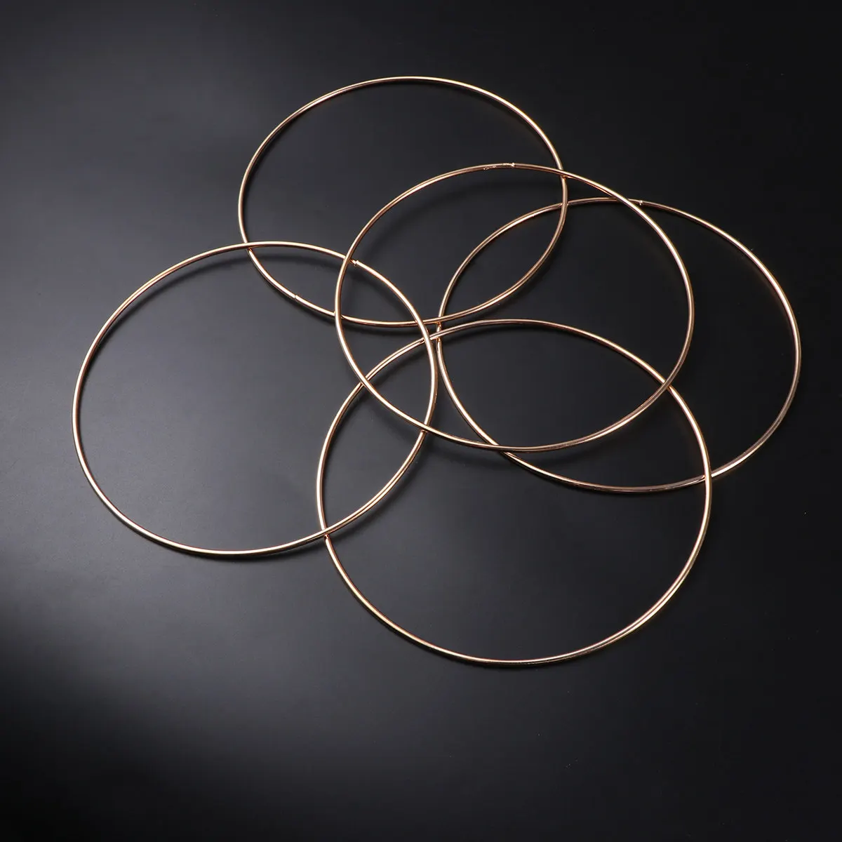 10Pcs Dreamcatcher Ring Metal Craft Rings DIY Dream Catchers Accessories Round Frame for Mandala Wall Hanging 45Mm