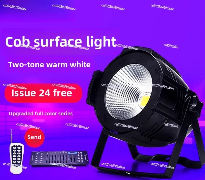Ensemble complet d'équipement d'éclairage de scène de lumière de Surface Led polychrome de 200w Cob Par Light