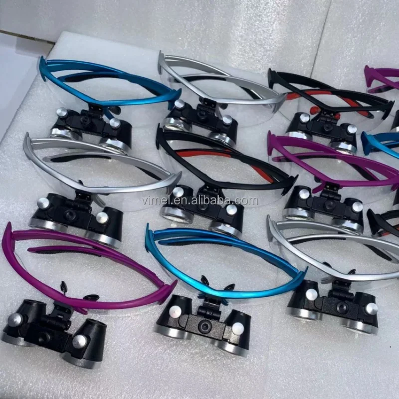 Dental Binocular Magnifier 2.5X 3.5X Medical Loupes Wireless Surgical Headlight for Dental Operation by Factory Supplier
