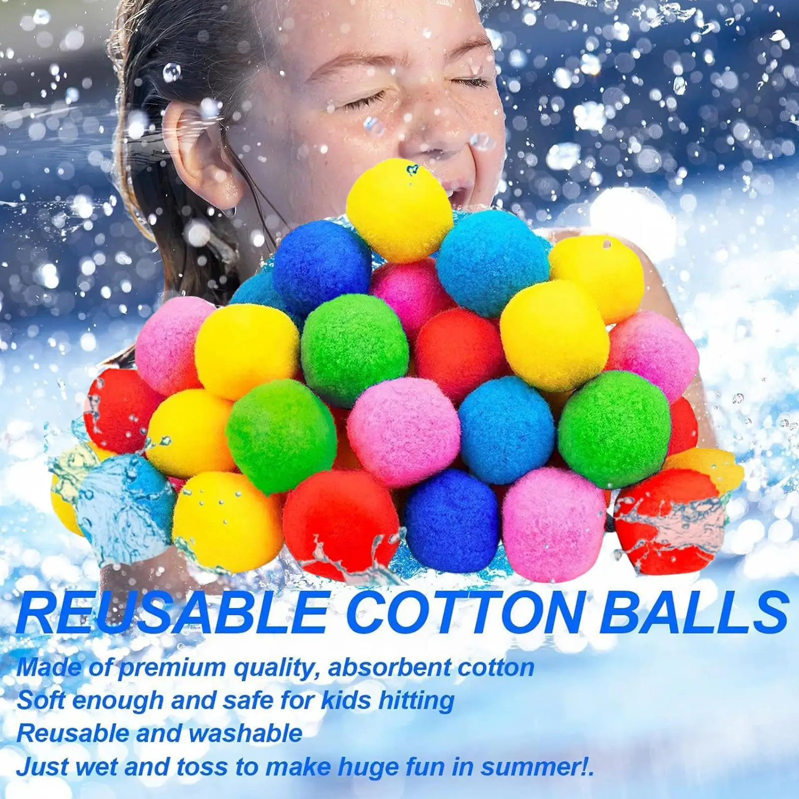 Balão de água reutilizável balões de água reutilizáveis para brinquedos ao ar livre macio multicolorido brinquedos de praia para crianças adultos família ao ar livre