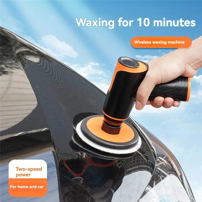 

100W Car Wax Polisher Polishing Machine Mini Wireless Portable Buffing Machine USB Rechargeable Polisher-AA70