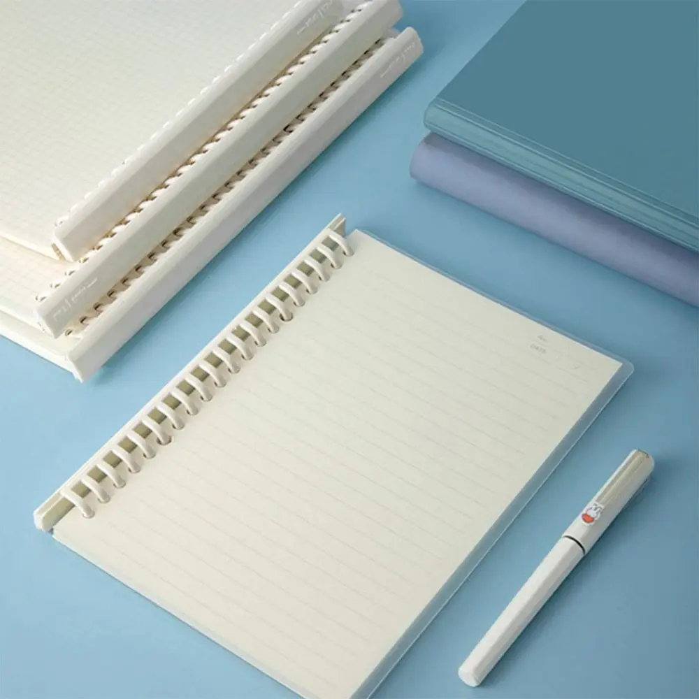 Creative Drawing Rod Type Loose-leaf Binding Strip A5 B5 PP Loose-leaf Buckle 20/26 Hole Binding Clips DIY Book Scrapbook