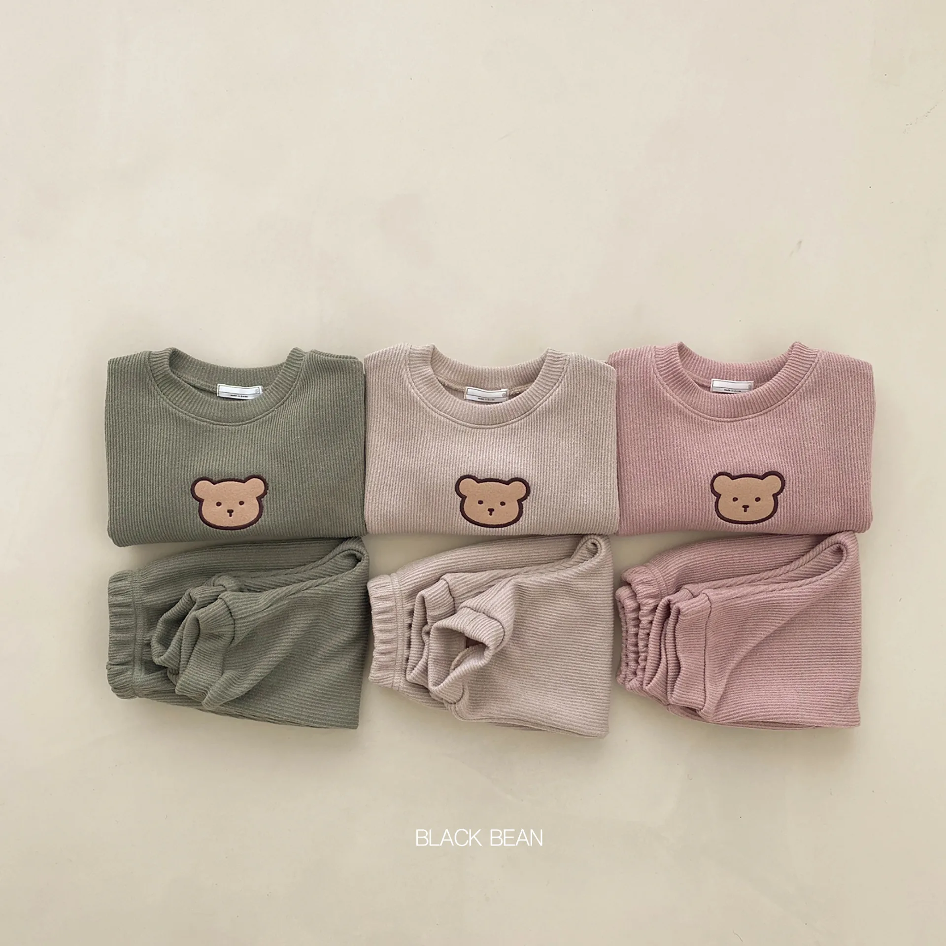 Unisex Baby Boy Girl Toddler Spring Autumn Sweatshirt New Set Cartoon Casual Pant-Tops Sports Two-piece Set Clothes Newborn Kids