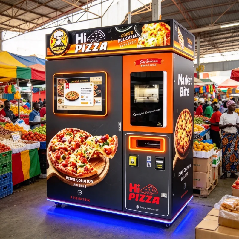 Smart Parcel Delivery Coin Operated Pizza Vending Machine Fully Automatic Self Service Trading Card Vendor Supplier Customized