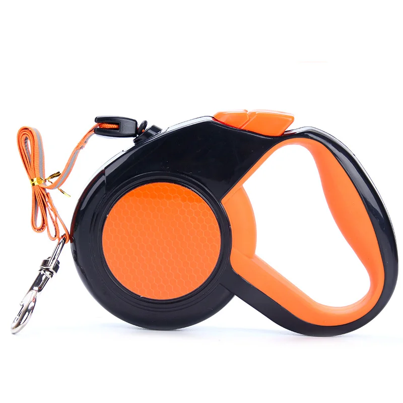 

3m 5m 8m Pet Lead Light Reflective Tap Automatic Pet Dog Walking Leash Retractable Dog Lead