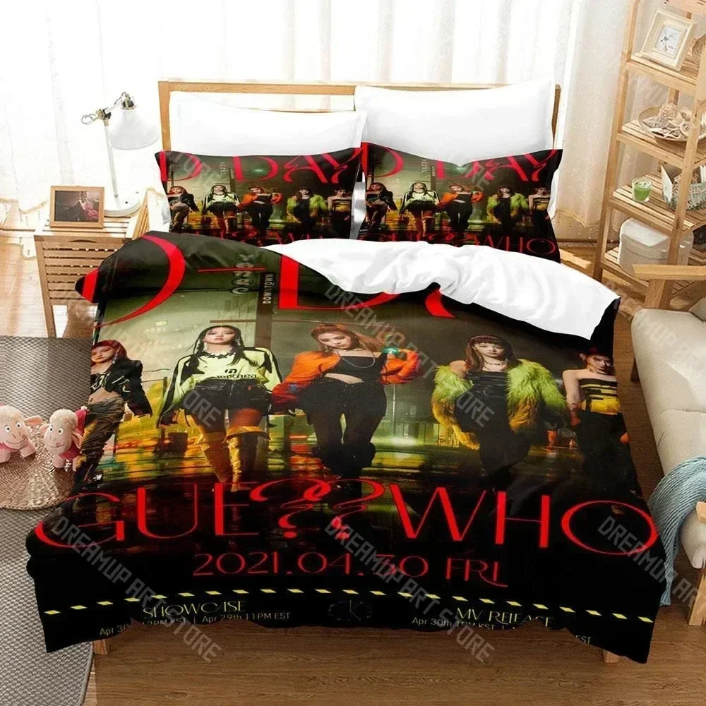 2026 3D Print ITZY Kpop Group Bedding Set Pillowcase Duvet Cover Double Twin Full Queen King Adult Kids Bedclothes Quilt Cover