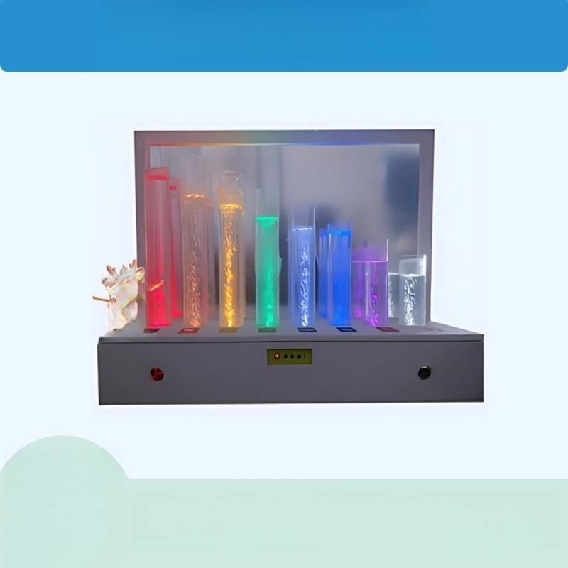 

Children's multi-sensory visual and auditory cognitive training equipment lighting music sensory bubble column eight-tone piano