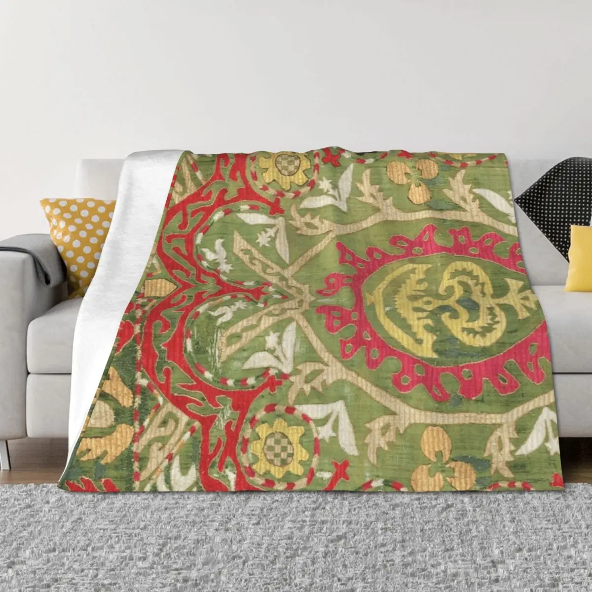 Винтажное богемное одеяло Suzani 11, одеяло для дивана, зимние кровати, мягкие одеяла для волос