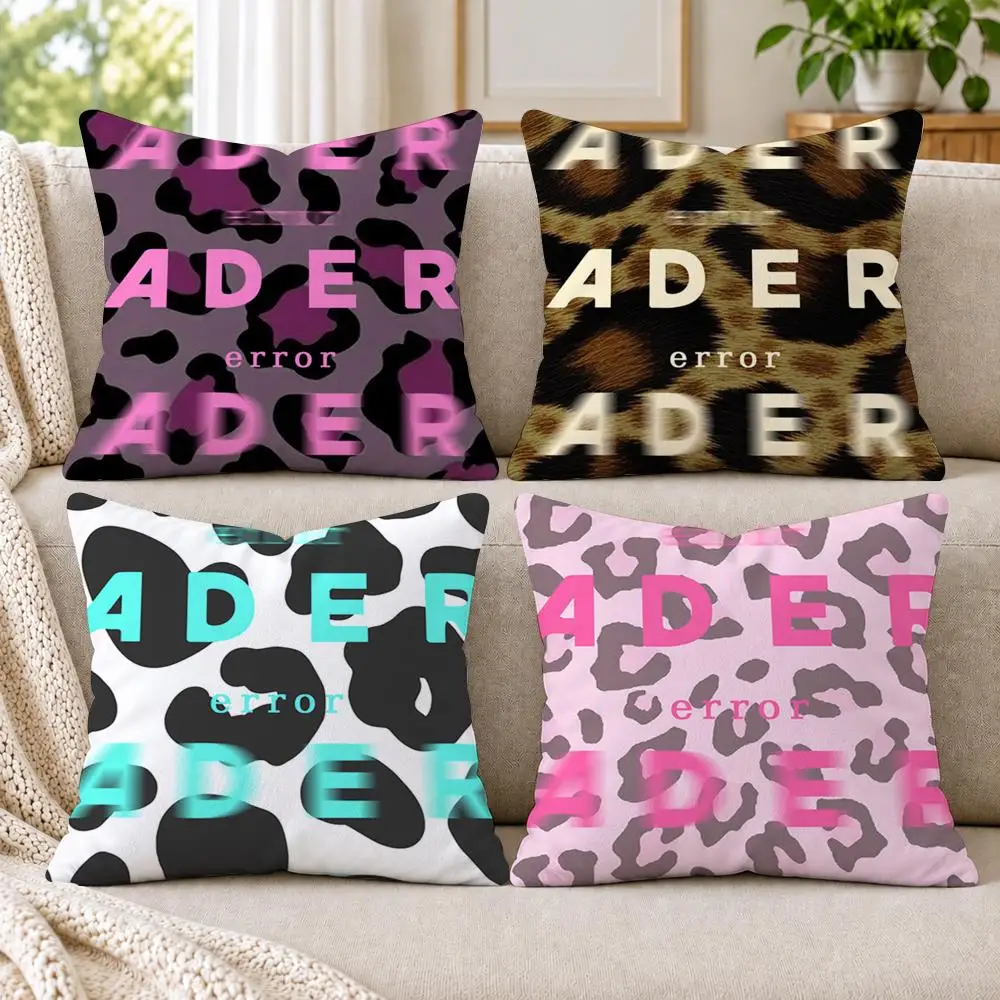 Luxury A-A-AderS Brand E-ErrorS Cushion Cover Short Plush Double-Sided Printing Sofa Bedroom Pillow Case Aesthetic Home Decor