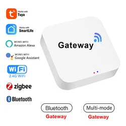 Tuya Wireless Bluetooth Gateway / Multi-mode Gateway BT and Zigbee Hub Smart Home Bridge Smart Life Works With Alexa Google Home