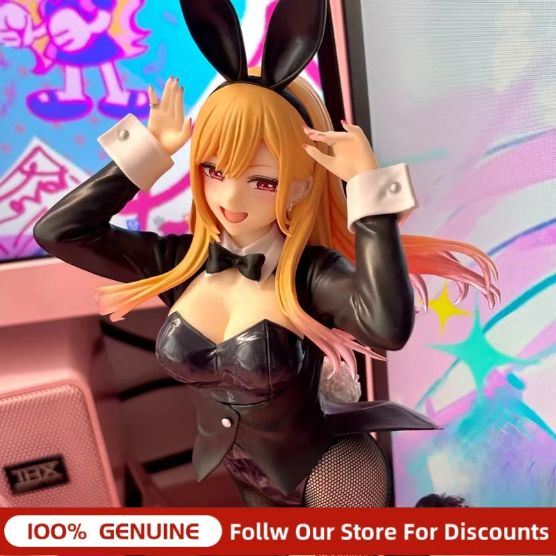 TAITO Anime Figure Kitagawa Marin Bunny Girl My Dress Up Darling Pvc Collectible Statue Desktop Ornament For Adult Collectors