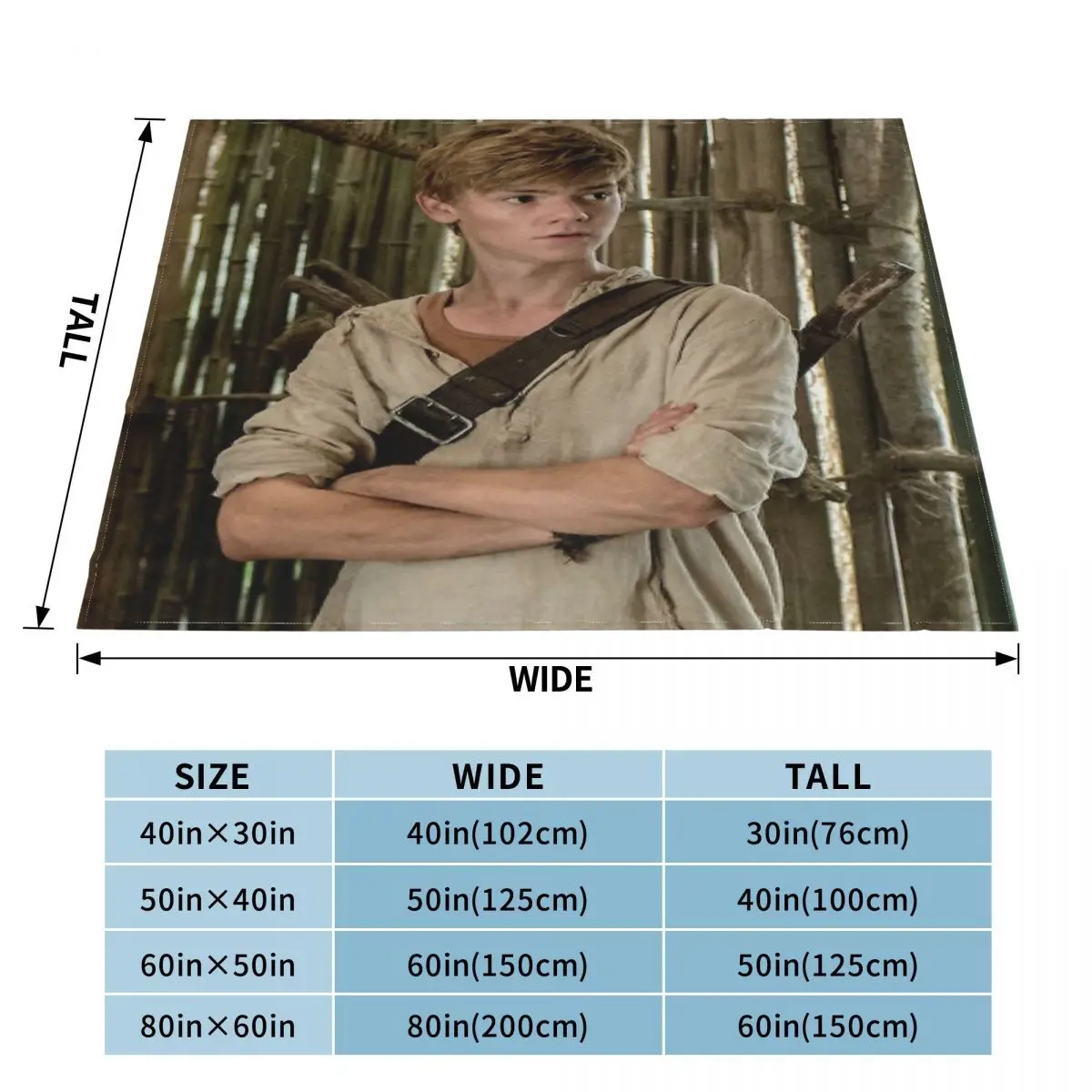 The Maze Runner - Newt Home Knee Blanket Couple Blankets Custom Blanket Personalized Throw Blanket