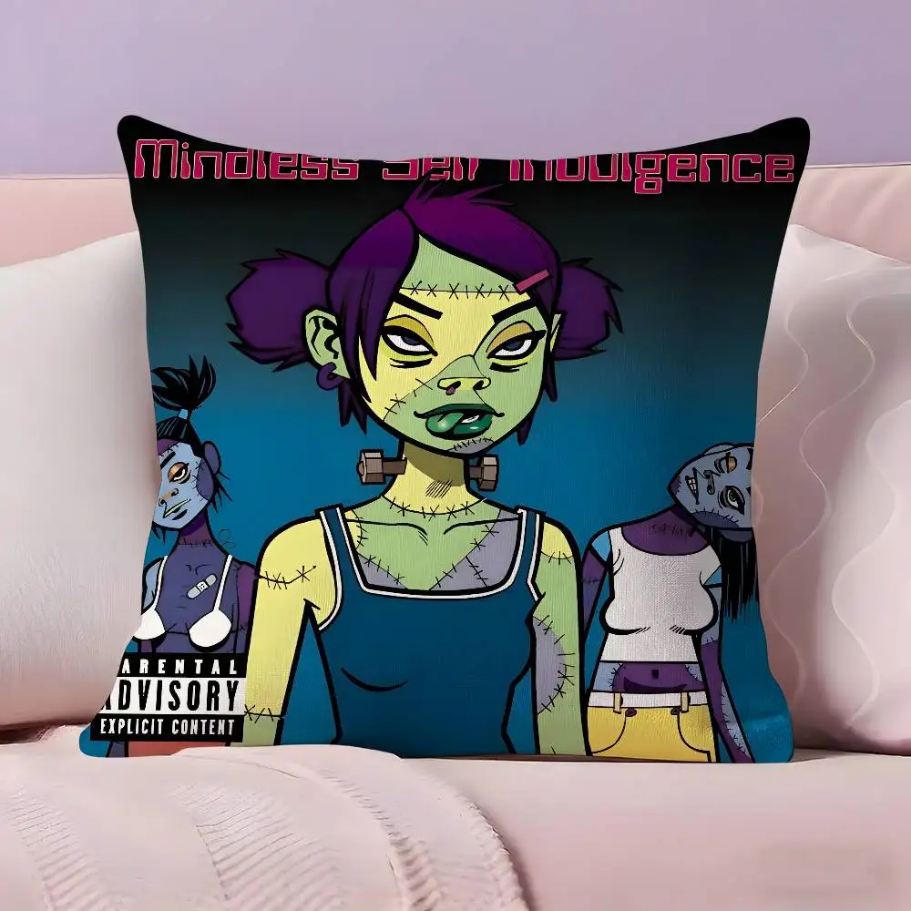 M-Mindless Self IndulgenceS Band Pillow Case  Ultra Soft Skin Friendly Fabric Cloud Like Comfort & Concealed Zipper