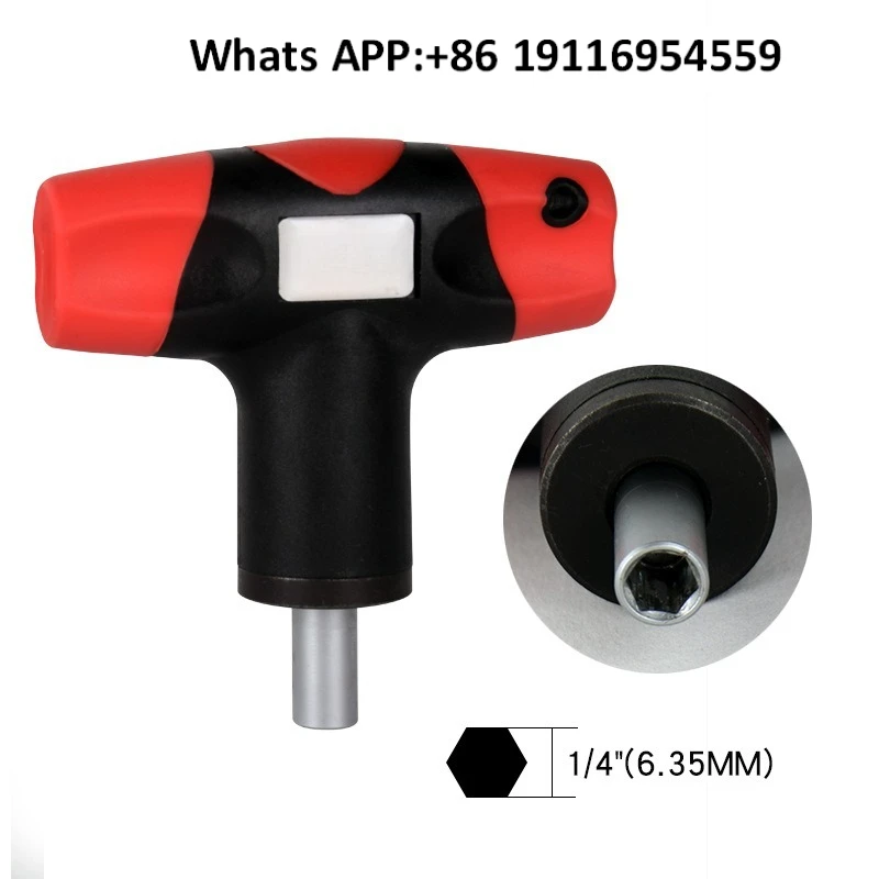 

Динамометрический ключ Т-образного типа с фиксированным крутящим моментом. Динамометрический ключ отвертки 0,6–6 нм.