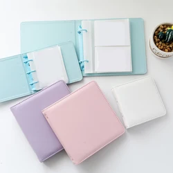 Leather 2 Hole Loose-leaf Album Holds 50/100 Mini Photos For Mini Fuji Instax & Name Card Photocard Holder Business Card Bag