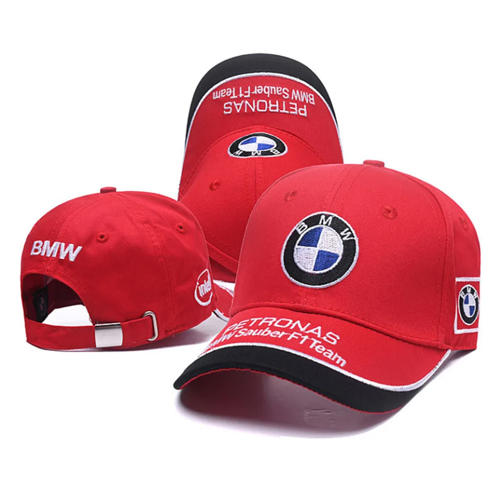 BMW racing cap with adjustable style outdoor sun protection cap, suitable for both men and women