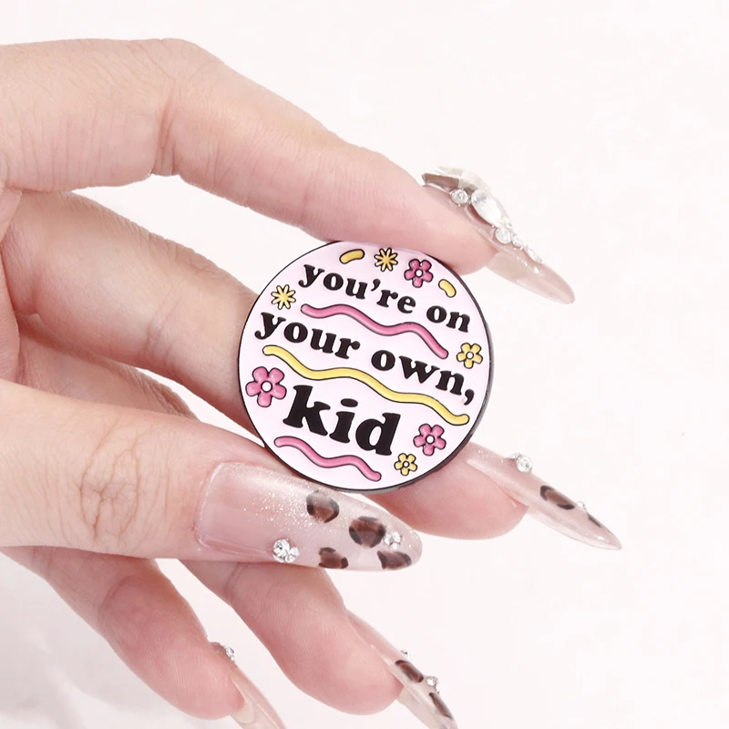 Music Songs Album Enamel Pins Female Singer You\'re On Your Own Levender Haze Metal Brooches Lapel Badge Fans Jewelry Collection