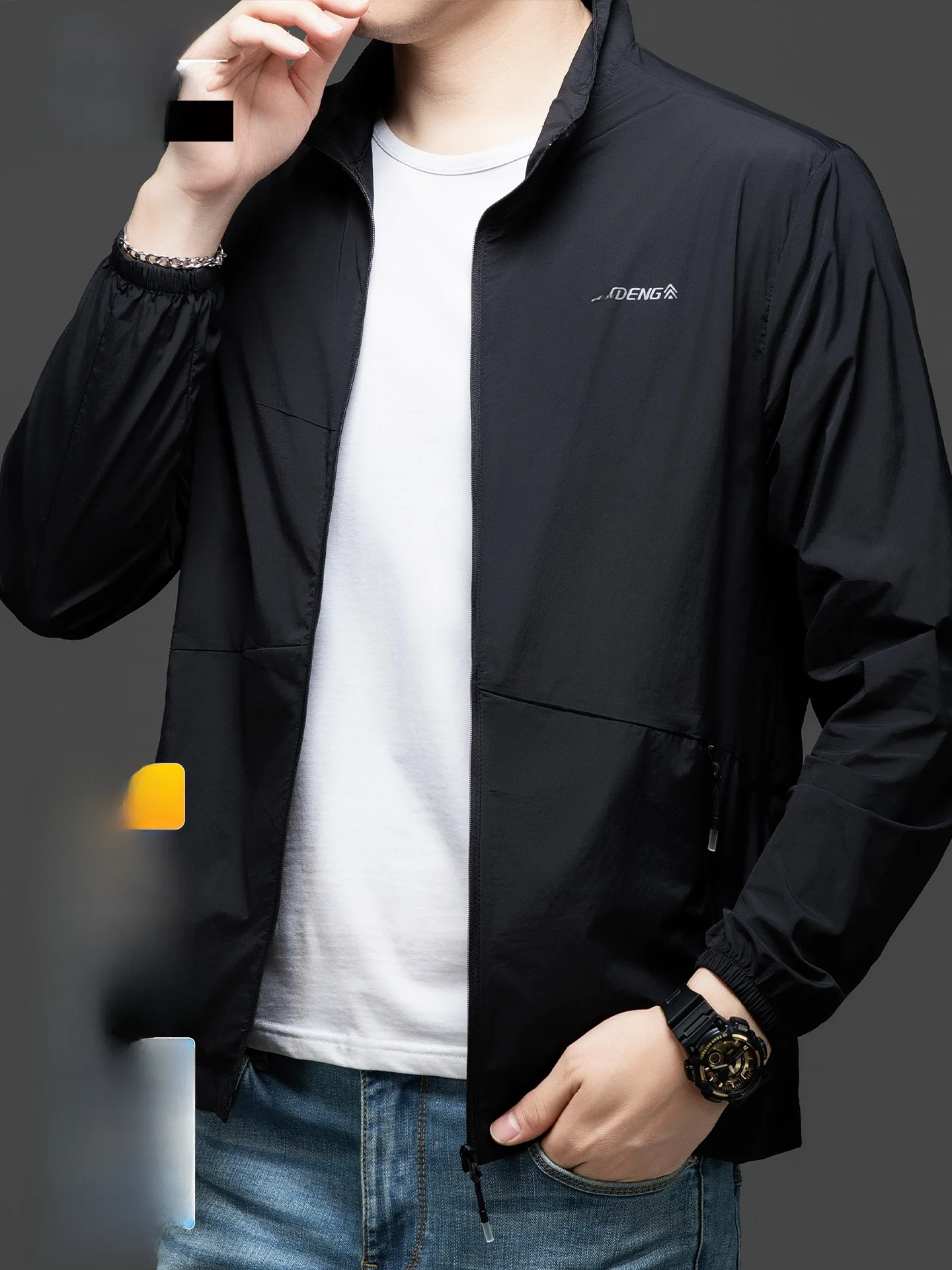 men's-summer-thin-ice-silk-fishing-jacket-uv-protection-stand-collar-zipper-decorated-fashionable-city-outfit-standard-fit-lo