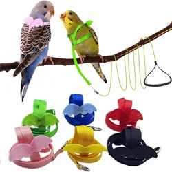 Parrot Flying Harness Leash Suit Pet Bird Outdoor Flight Training Rope Cockatiel Supplies Macaw Accessories Stuff For Budgie NEW