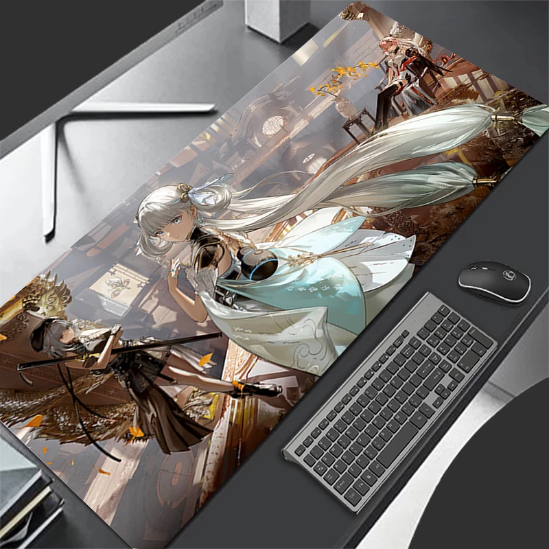 

Mousepad Computer Gaming Accessories Keyboard Pad Office PC Rubber HD Mouse Pad Decoracion Wuthering Waves Jinhsi Desk Mouse Mat