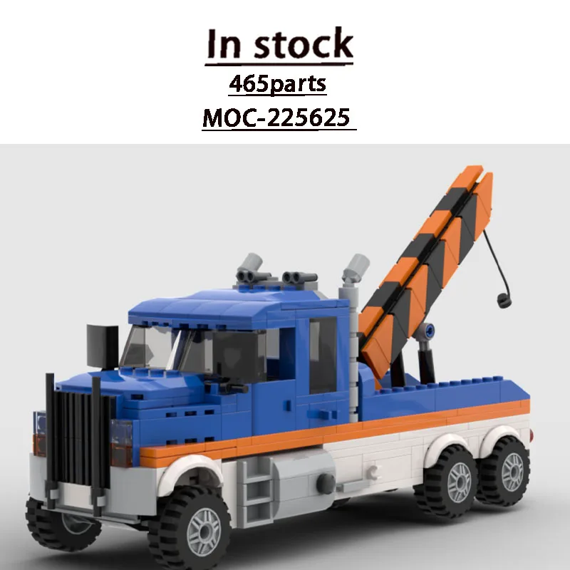 

Конструктор MOC-225625 «Городской эвакуатор» (465 деталей) – модель для сборки, подарок для мальчиков на день рождения