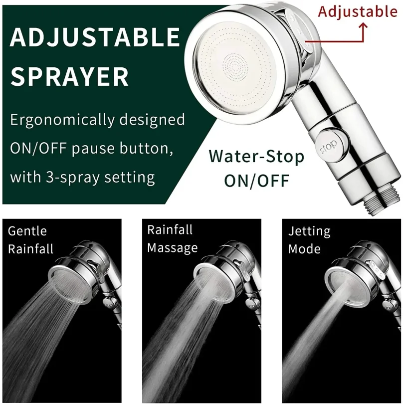 New Faucet Extender External Shower Head Bathroom Faucet Adapter Attachment Washbasin Faucet External Shower Head Set