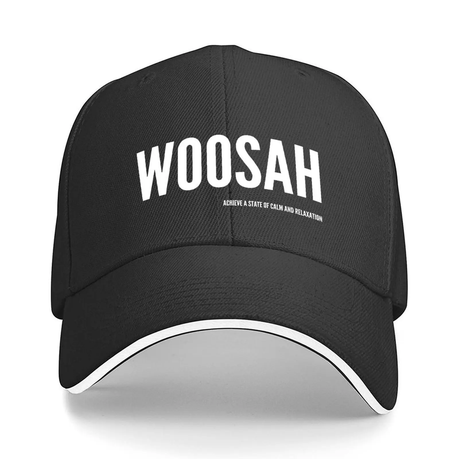 

Woosah (white) Baseball Cap fun hats Sun Hat For Children Christmas Hat Unique hats For Women Men's