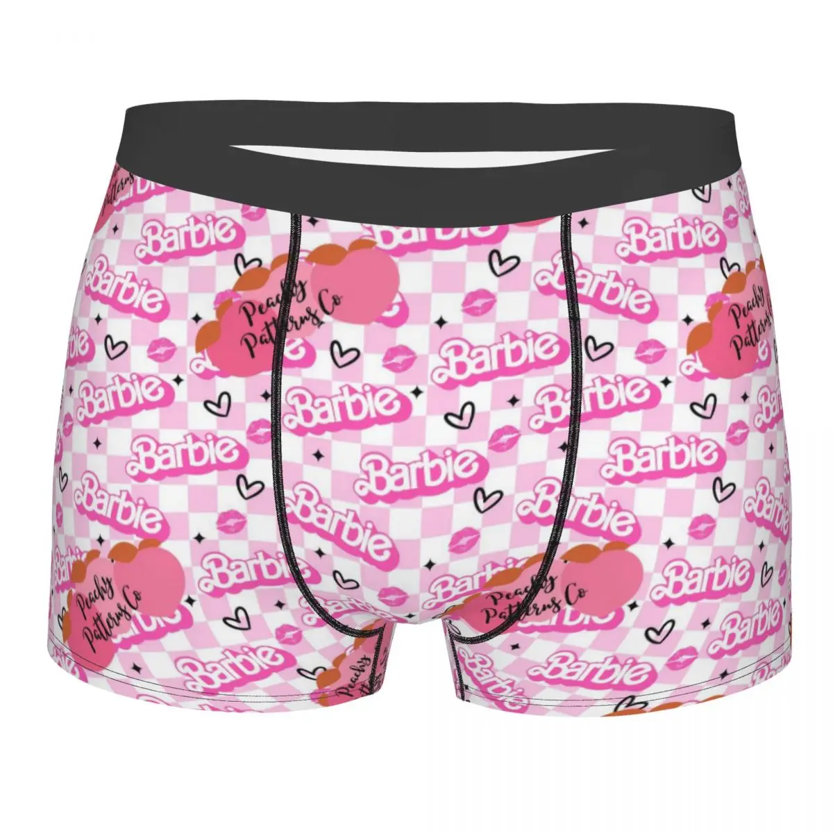 Custom Barbie Seamless Underwear Men Printed Boxer Briefs Shorts Panties Breathable Underpants