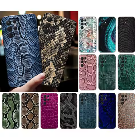 Crocodile Snake Skin Phone Case for Samsung S25 S24 S23 S22 S21 S20 Ultra S20 S22 S21 S20 FE S24 Plus