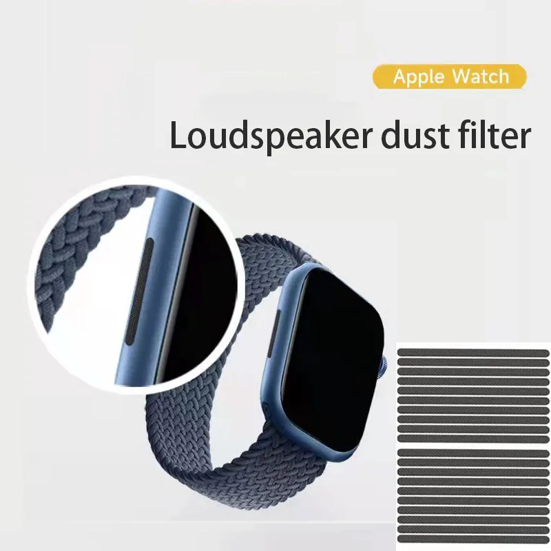 For Apple Watch Iwatch Loudspeaker Dust Net Speaker Dust Plug Sound Outlet Dust Filter Bell Mouth Clean Tool Protective Film