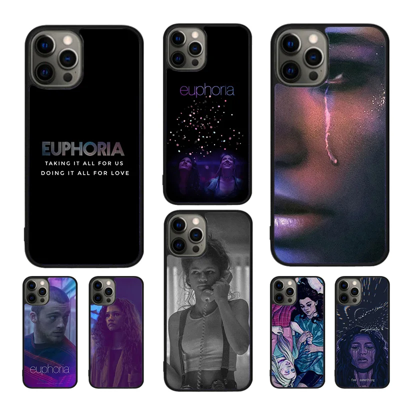 American TV Series Euphoria Mobile Phone Cases For Apple 6S 7 8 Plus iPhone 16 15 14 Pro Max 13 12 Mini 11 SE 2020 Cover