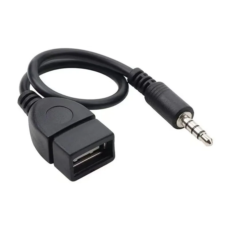 

Premium 3.5mm Male to Female Audio Cable - High Quality Car AUX Cable with OTG Converter Adapter for Audio Jack to USB 2.0