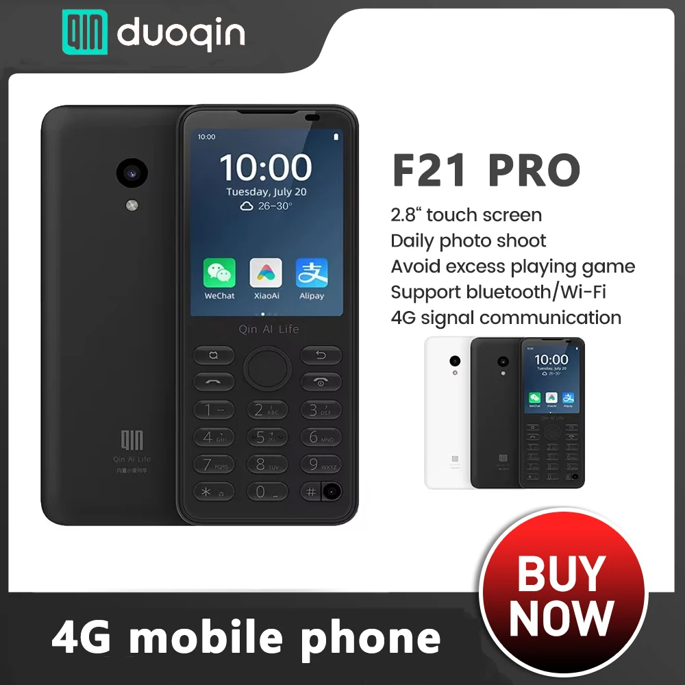 Qin F21 Pro Smart Touch Screen Phone 2.8 Inch Mini Smartphone Android 11 3GB+32GB 2120mAh 5MP Cheap Smartphones With Keyboard