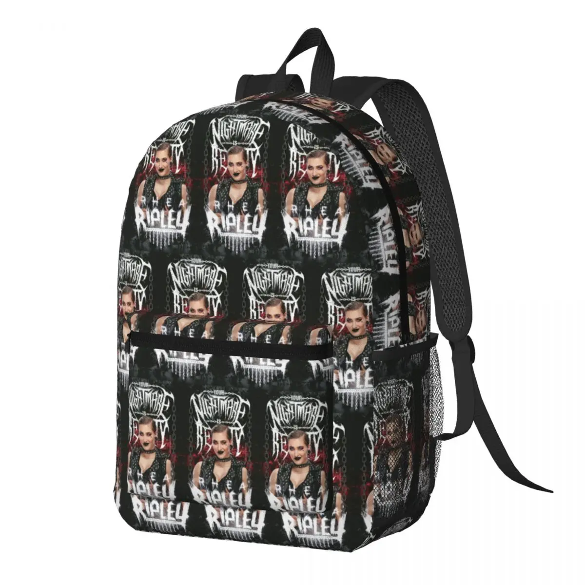 

She Is My Mami Rhea Ripley Bootleg Wrestler Backpack Daypack Large Capacity Kids BookBag School Bag Shoulder Bags for Men Women
