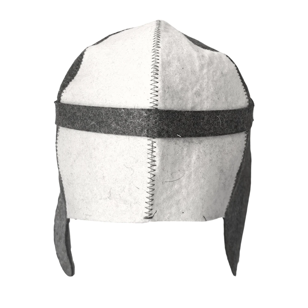 Pilot Style Sauna Hat for Men Made of 100 Felt for Comfortable Heat Retention and Full Ear Protection During Sauna