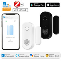 EWeLink Zigbee Door Window Sensor Door Open Closed Detector Smart Home Anti-intrusion Security Device Support Alexa Google Home
