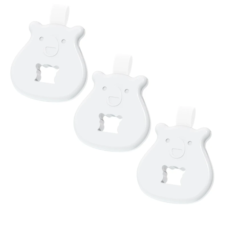 

1 Set Bear Shaped Kids Tooth Wipes Sponge Head Teeth Cleaner for Baby Child Dropship