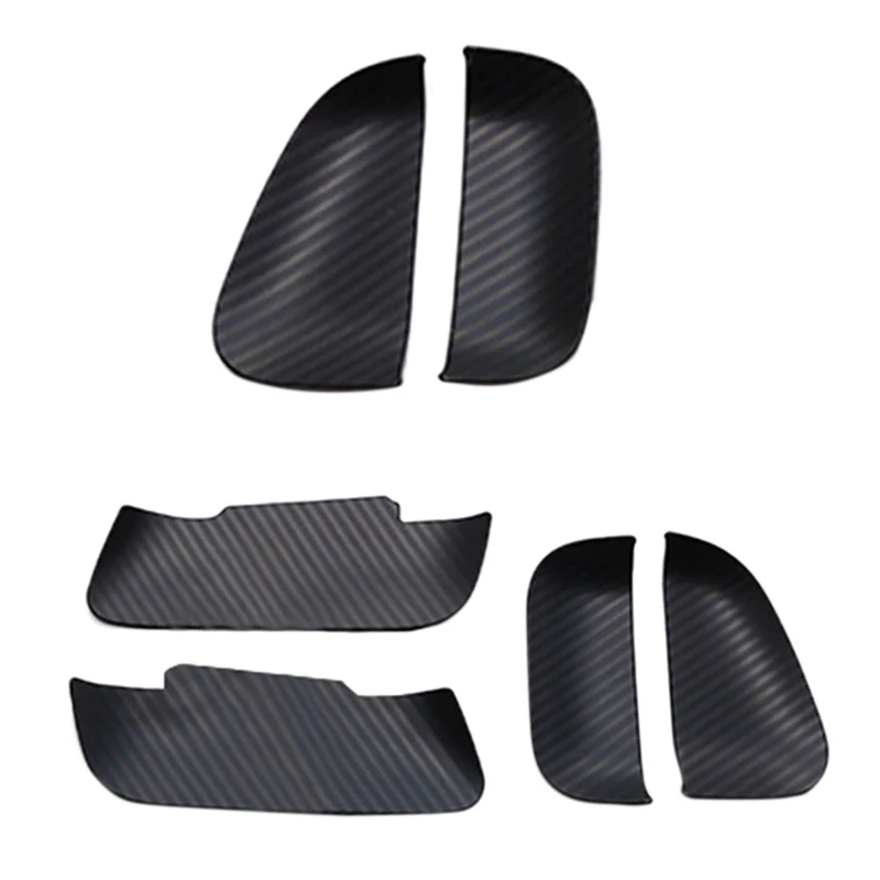 

6PCS Door Handle Bowl Car Styling Cover Car Door Bowl Sticker Accessories For TOYOTA HIACE 200