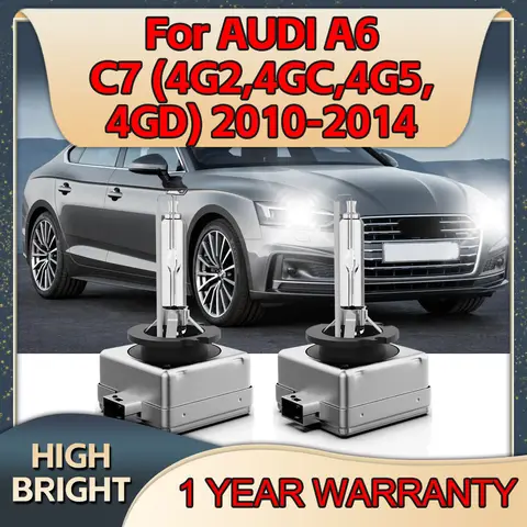 2PCS Super Bright 35W D3S Xenon HID Bulbs 6000K Car Headlight For AUDI A6 C7 4G2 4GC 4G5 4GD 2010 2011 2012 2013 2014 10 best sales xenon hid - №4
