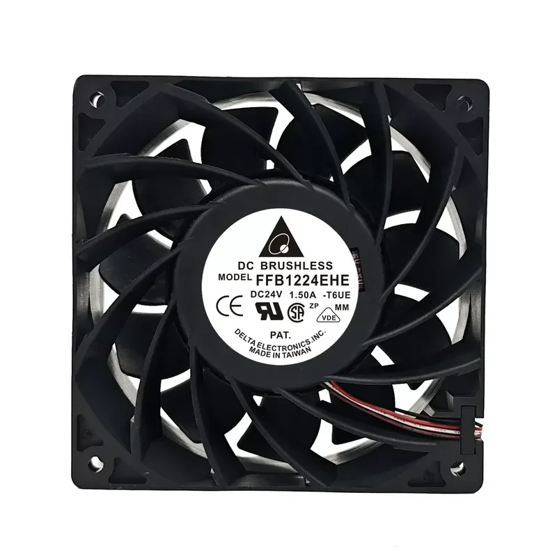 for Delta 12038 FFB1224EHE 24V 1.5A 12CM Inverter Cooling Fan Large Air Volume