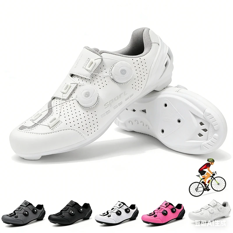 

Road Cycling Shoes male Breathable Summer Self-Locking Cleat Non-slip Mountain Bicycle Shoe Men's spd racing Sneaker Lightweight