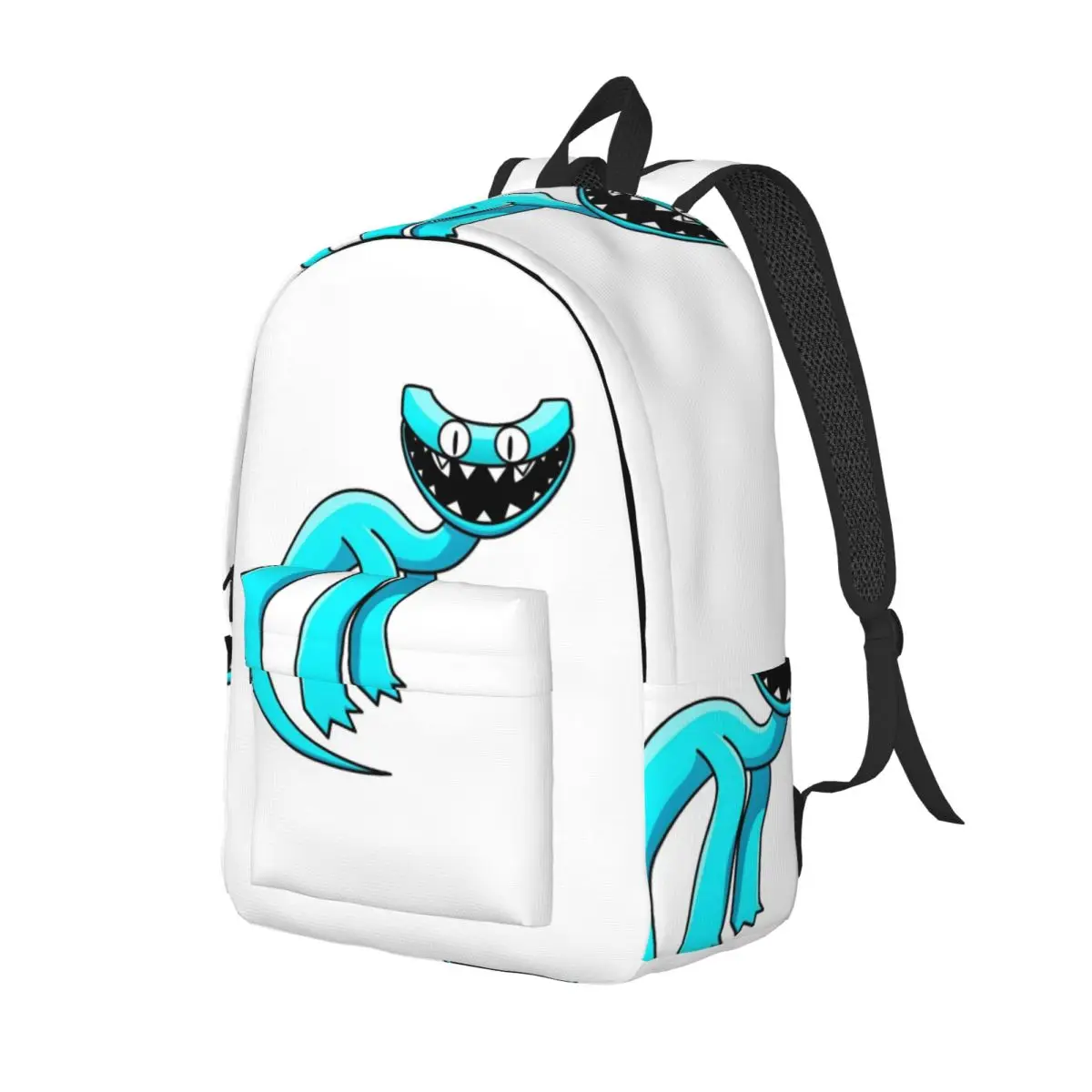 

Cyan Rainbow Friend Student Backpack School Bag Hiking Travel Daypack for Boys Girls Fashion Bookbag Shoulder Bags